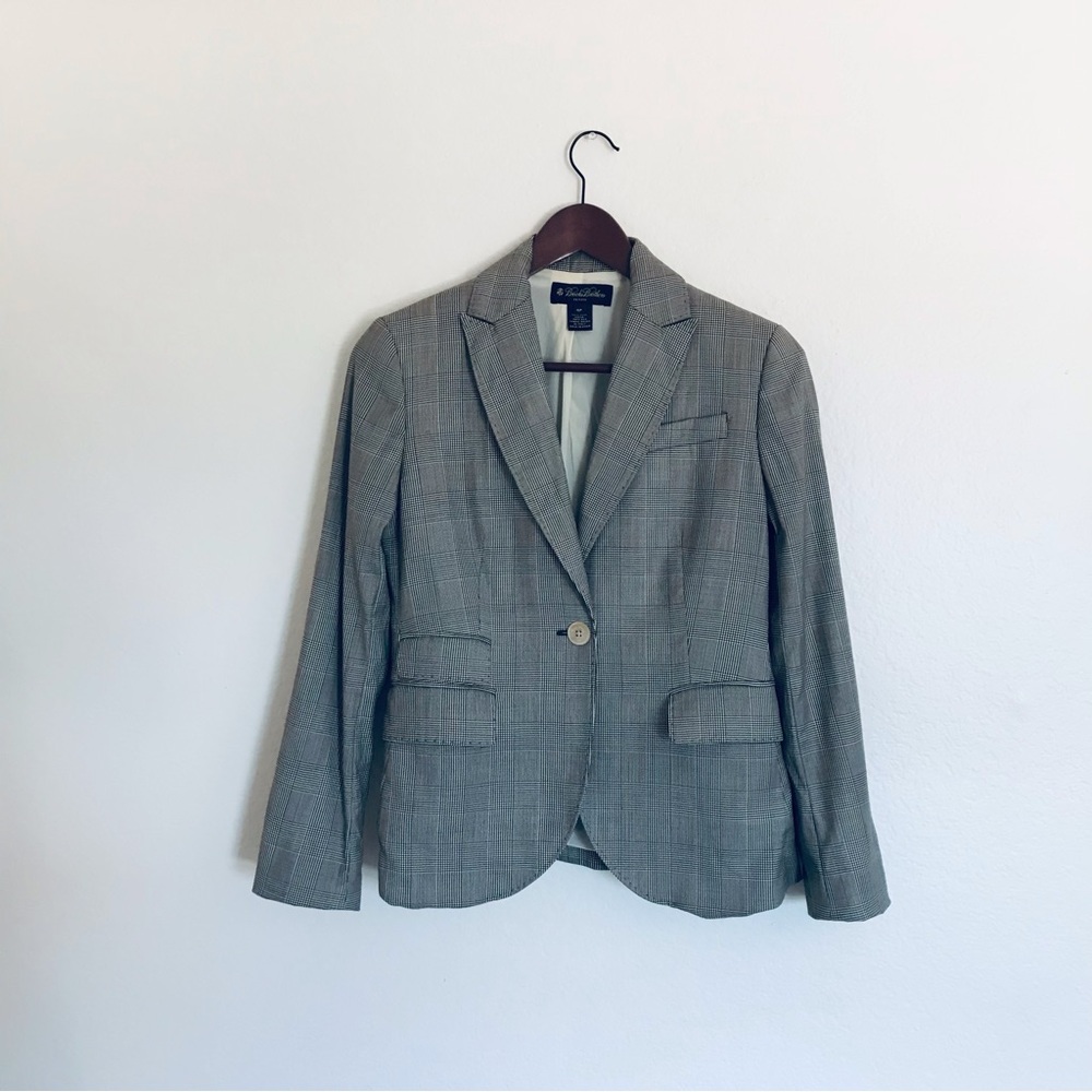 100% Wool with 100% Silk Lining Suit Blazer Brooks Brothers